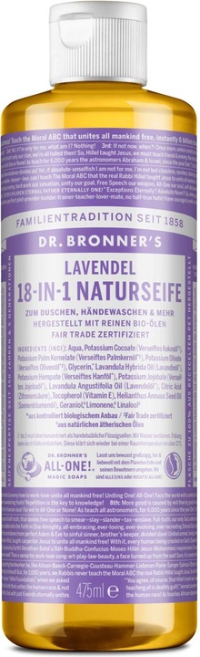 Immagine prodotto Dr. Bronner's 18-IN-1 Lavanda (Sapone liquido, 475 ml)