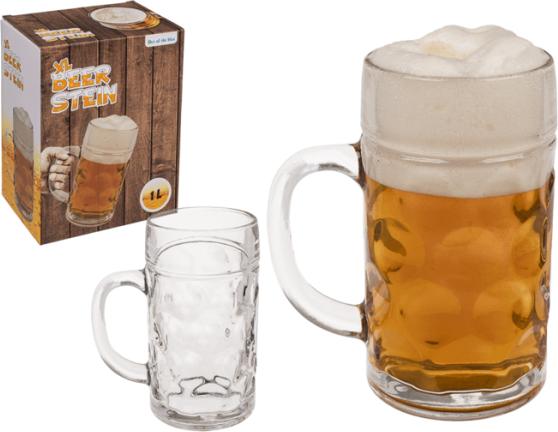 Immagine prodotto Ootb XL Glas-Bierkrug, 10,5 x 20 cm (1 l, 1 x)