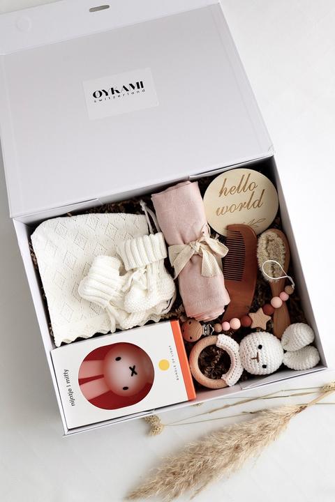 Actual product image Oykami Baby gift box "Arizona" with Miffy night light and bunny