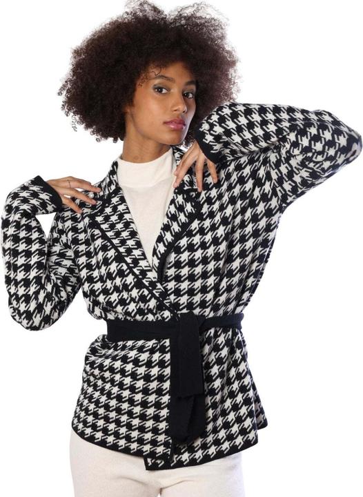 Produktbild Bellemere Sweater Two-Tone Cashmere-Merino Houndstooth (S)