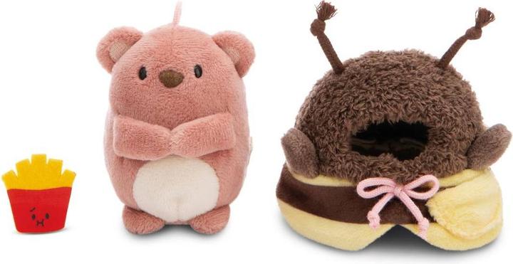 Actual product image NICI mymochi set cuddly toy bear Nomo 8 cm with fries (8 cm)