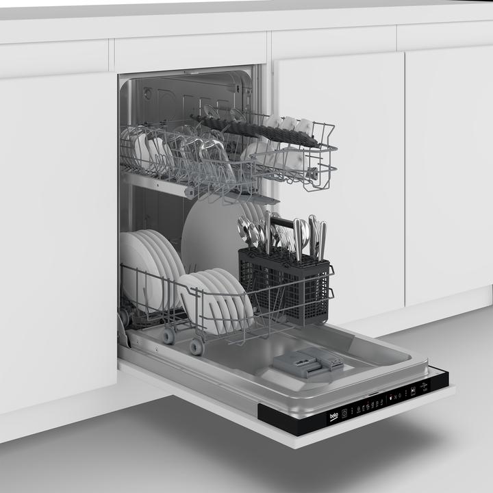 Image du produit Beko Integrierter Geschirrspüler Totally Slim BDIS16030, 45