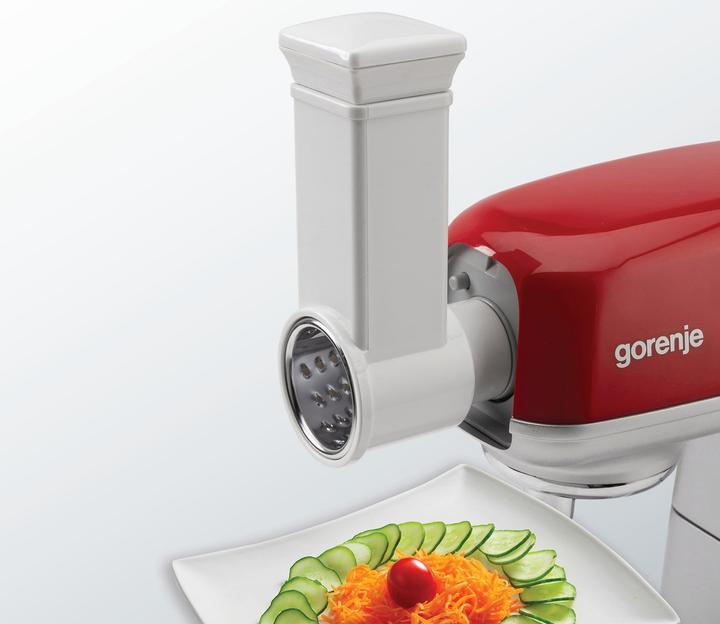 Produktbild Gorenje MMC1000RLR Kitchen machine, Max Power 1000 W, Mixing bowl 4.5 L, Stainless Steel/Red (1000 W)