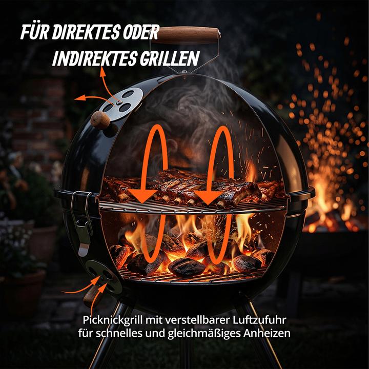 Actual product image Relaxdays Charcoal grill