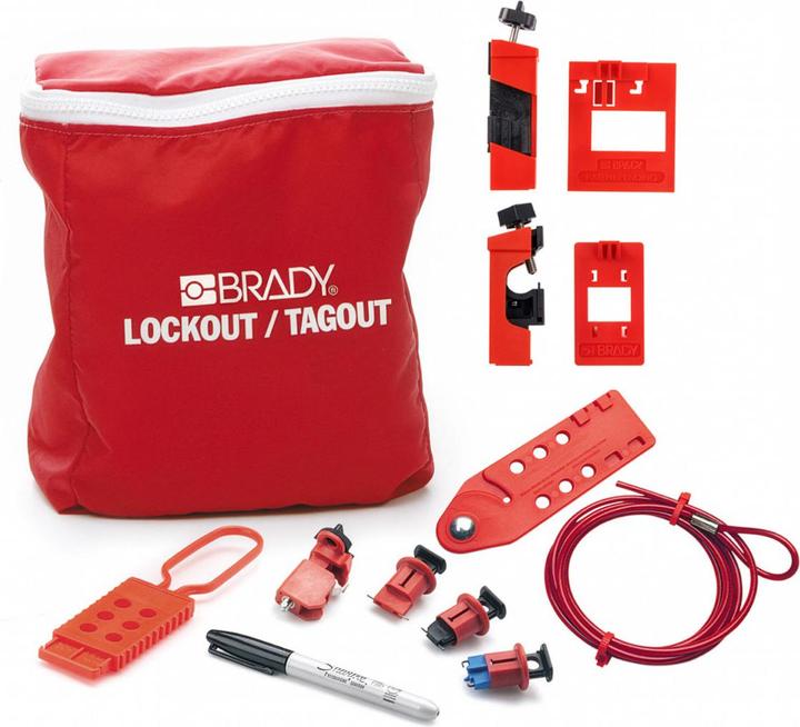 Brady LK-ELEC, Lockout set for electricians