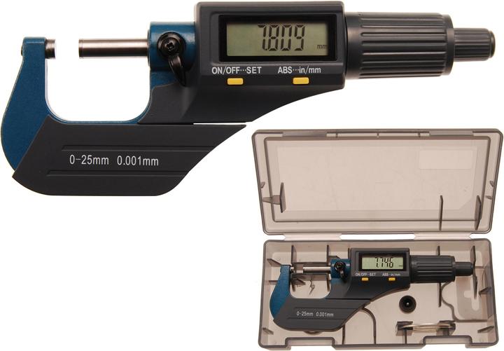 Actual product image BGS Digital Micrometer 0 - 25 mm