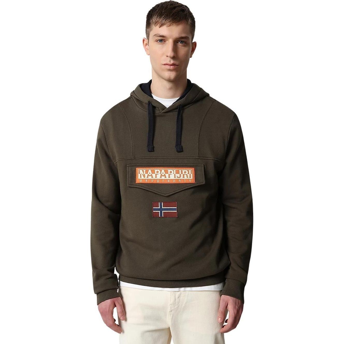Thumbnail - Napapijri, Herren, Pullover, kapuzenpullover burgee, Grün, (XS)