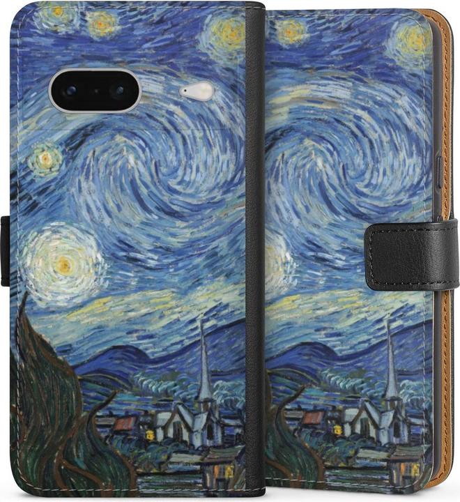 Actual product image DeinDesign Tasche für Google Pixel 7 Handy Flip Case Wallet Cover Handytasche Leder Kunst The Starry Night (Google Pixel 7)