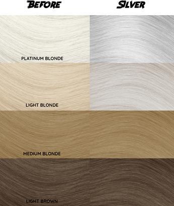 Immagine prodotto Crazy Color Renbow Tintura Semi-Permanente per Capelli Argento 027 100ml (027)
