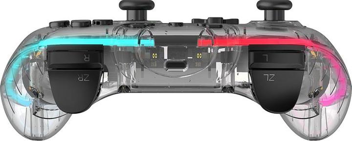Actual product image PowerA Xtreme 95651 Game Peripheral Black, Transparent Bluetooth Analog/Digital Gamepad Nintendo Swi (Switch)