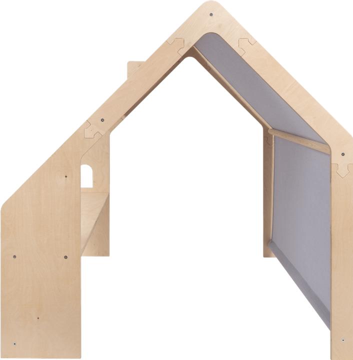 Activity Board Wooden house with blue roof