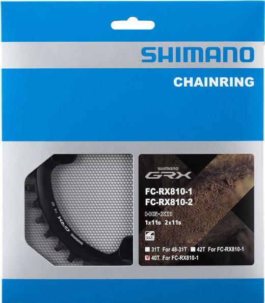 Produktbild Shimano Kettenblatt GRX FC-RX810 Single 40 Zähne (40)