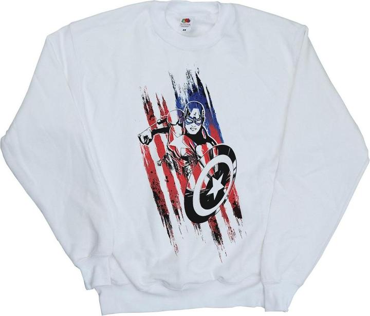 Produktbild Avengers Captain America Streaks Sweatshirt Jungen (104)