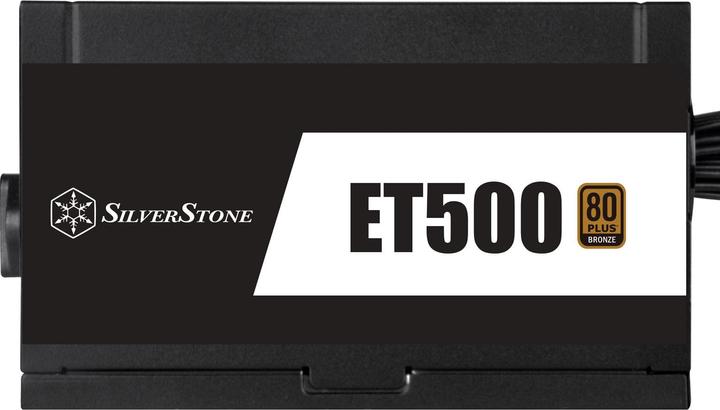 Produktbild Silverstone SST-ET500-B - Strider Essential Serie, 500W 80 Plus Bronze ATX flüsterleises PC-Netzteil (500 W)