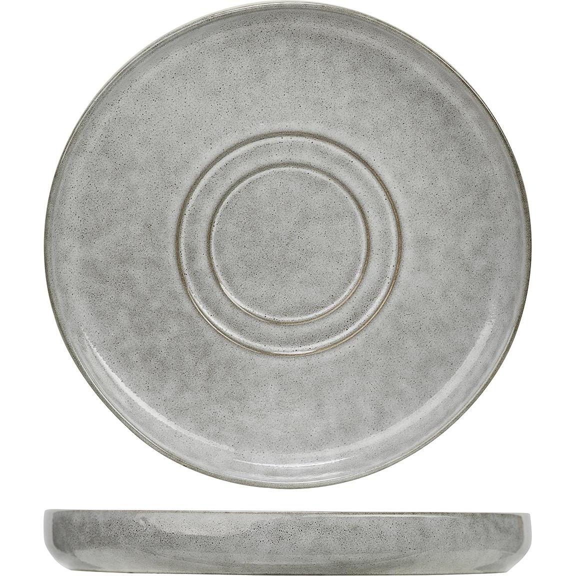 6x Cosy&Trendy, Tasse, Untertasse 'Chiapas' grau (6 x)