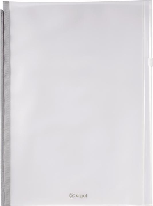 Produktbild Sigel Sichthülle Flex A4 mit Zip-Verschluss, Grau (A4, 1 x)