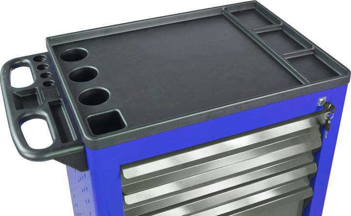 Actual product image ADB Basic workshop trolley blue 5 drawers (5x)