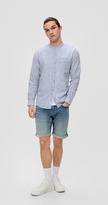 Immagine prodotto s.Oliver Hemd Hemd im Slim Fit mit Webstruktur (L)