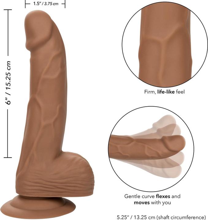 Image du produit CalExotics California Exotics Bottes En Silicone 15,24 cm Marron