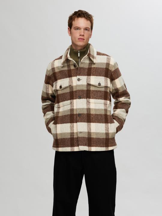 Actual product image Selected Homme Checkered Shacket (M)