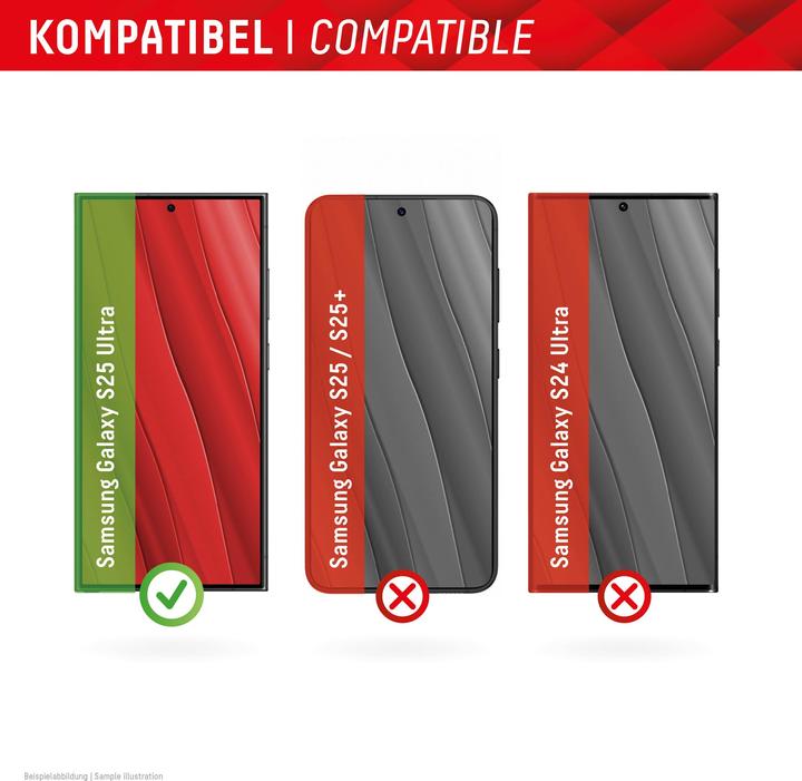Actual product image Displex Smart Glass, Displayschutzfolie (1 Piece, Samsung Galaxy S25 Ultra)