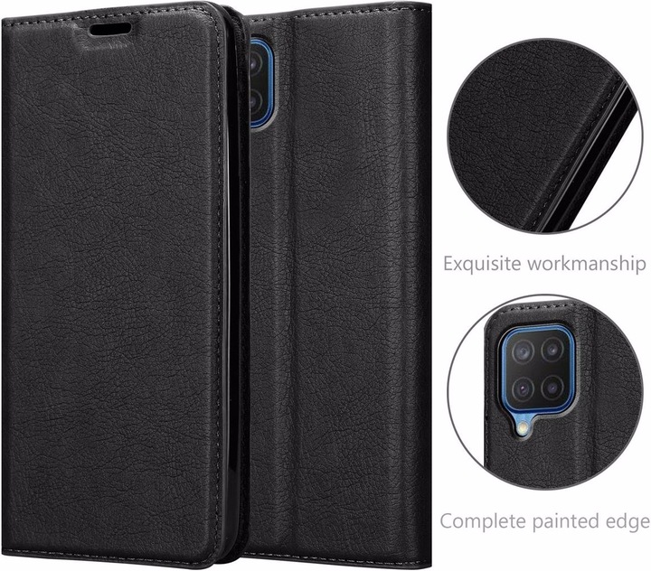 Actual product image Cadorabo Book Invisible Magnet Cover (Samsung Galaxy A12)