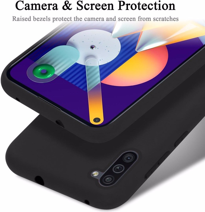 Actual product image Cadorabo TPU Liquid Silicone Case Cover (Samsung Galaxy M11, Samsung Galaxy A11)