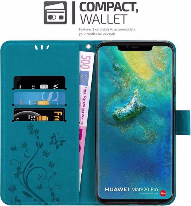 Actual product image Cadorabo Flower Book Cover (Mate 20 Pro)