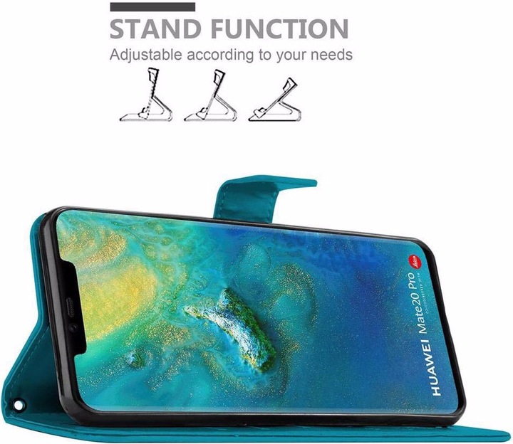 Actual product image Cadorabo Flower Book Cover (Mate 20 Pro)