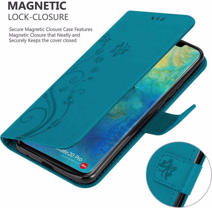 Produktbild Cadorabo Flower Book Cover (Huawei Mate 20 Pro)