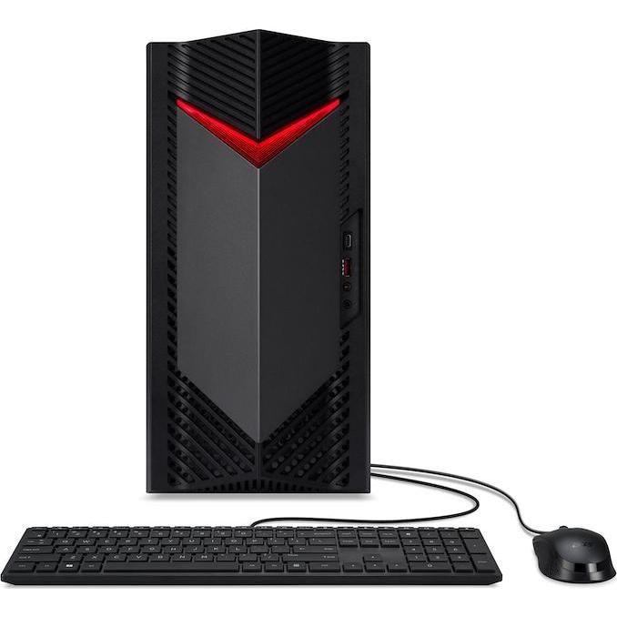 Acer NITRO 50 N50-656 PC GAMING I5-14400F 16GB 1TB RTX 5060 8GB (1000 GB, 16 GB, Intel Core i5-14400F), PC, Nero
