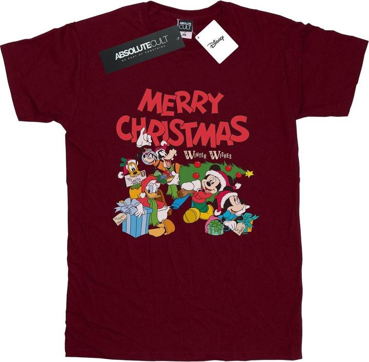 Image du produit Disney - T-shirt MICKEY AND FRIENDS WINTER WISHES - Femme (S)