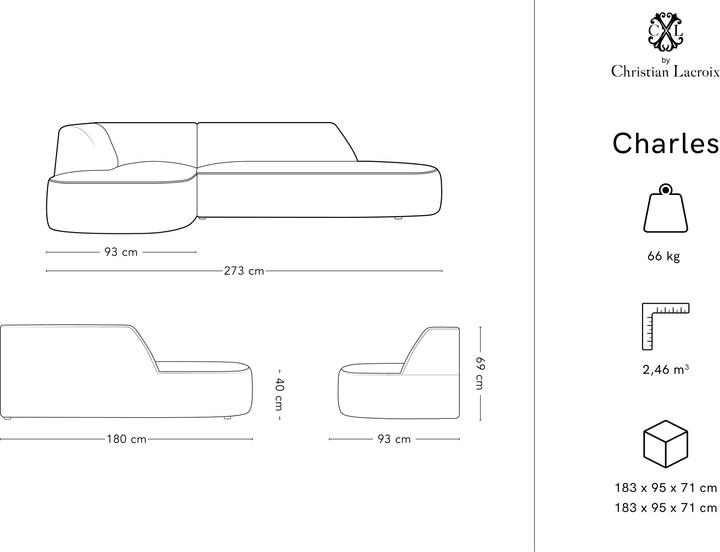 Produktbild CXL by Christian Lacroix Charles (Ecksofa, Modular Sofa)