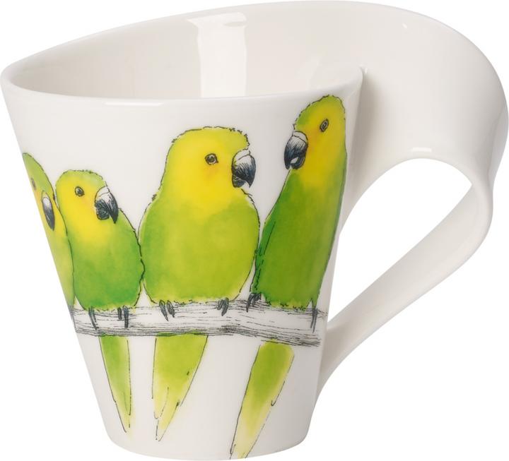 Tazza con manico (confezione regalo) NewWave Caffè Parrocchetto dalle guance marroni (300 ml, 1 x)