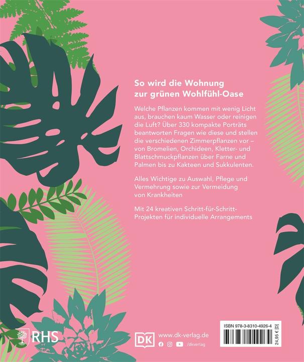 Immagine prodotto Das grosse Buch der Zimmerpflanzen (Tedesco, Fran Bailey, Reinhard Ferstl, Zia Allaway, 2024)