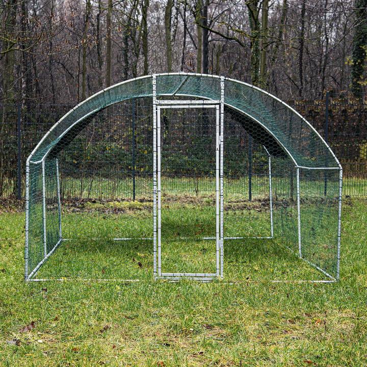 Actual product image Wiltec Fudajo XXL free-range enclosure 4x2.95x2m outdoor enclosure aviary chicken coop animal enclosure