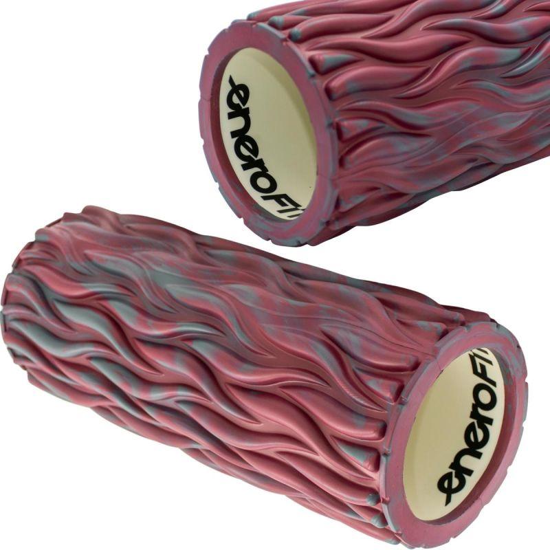 Enero Fit, Rullo miofasciale + Pallina massaggiante, Wałek Roller Do ćwiczeń 14x33cm