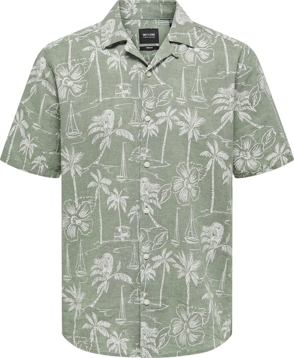 Only & Sons Normal geschnitten Hemdkragen Hemd Hemd (S)
