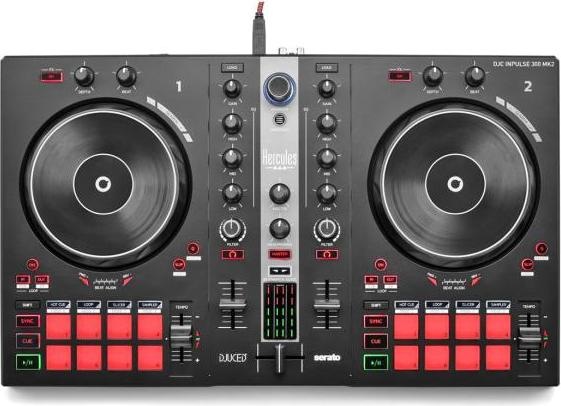 Produktbild Hercules DJ Control Inpulse 300 MK2 mit Kopfhörer