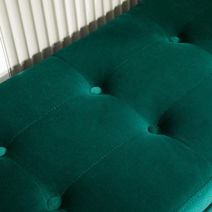 Image du produit Homcom Sitzbank Polyester, Schaumstoff Grün (42 cm)