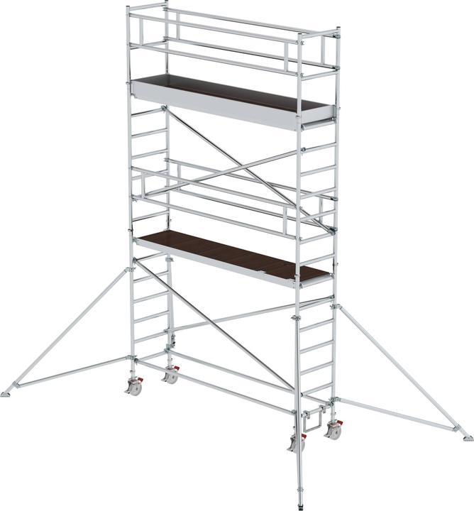 Produktbild Günzburger Rollgerüst 0,75 x 3,0 m mit Ausleger Plattformhöhe 4,35 m (Gerüst, 300 cm)