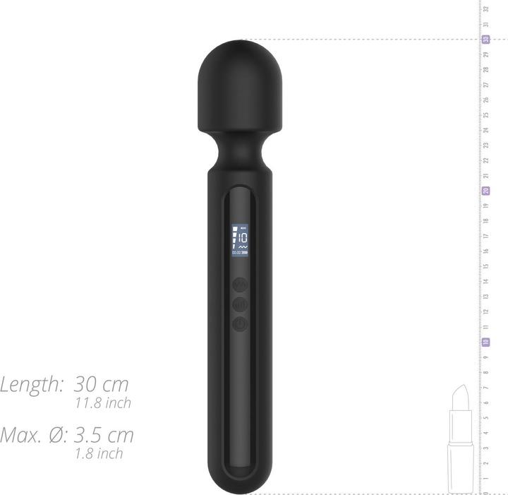 Produktbild Blacq Digitaler Super Wand Vibrator Schwarz
