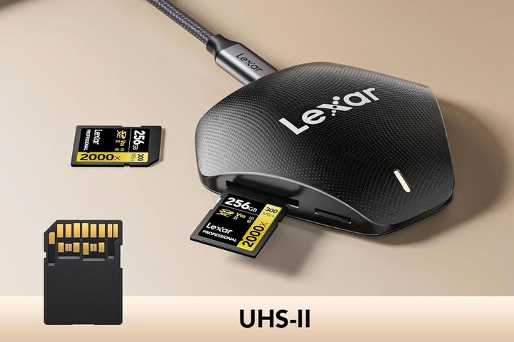 Produktbild Lexar Professionelle SD-Karte mit UHS-II-Technologie für hochauflösende Videoaufnahmen (256 GB, SDXC, U3, UHS-I, UHS-II)