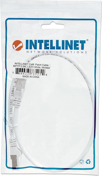 Productafbeelding Intellinet Patchkabel (S/FTP, CAT6, 0.50 m)
