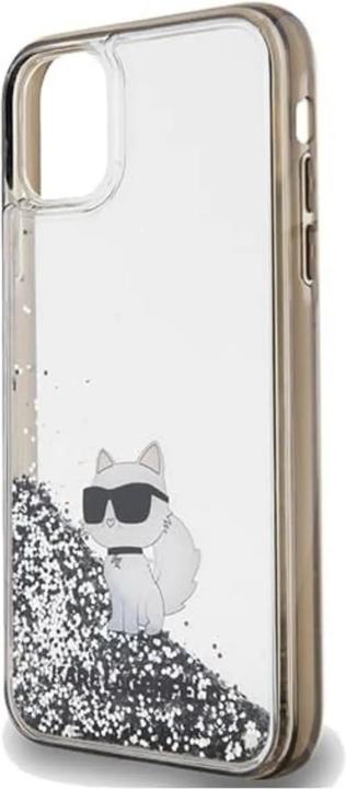 Produktbild Karl Lagerfeld KLHCN61LKCNSK iPhone 11 / Xr 6.1" transparent hardcase Liquid Glitter Choupette (Apple iPhone 11, Apple iPhone XR)