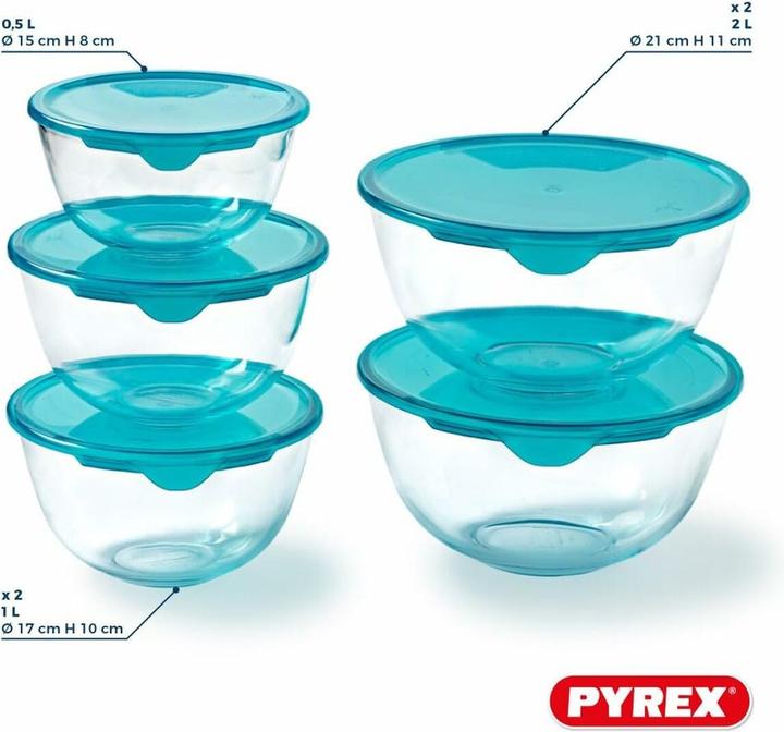 Produktbild Pyrex Lunchbox-Set 5 Stücke (0.50 l)