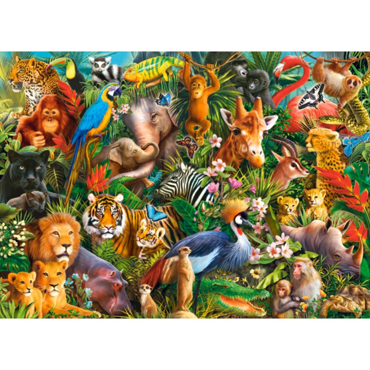 Thumbnail - Castorland Puzzle ERSTAUNLICHE TIERE 300 det. (300 Teile)