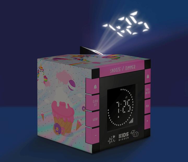 Immagine prodotto Bigben Sveglia per bambini R70 Unicorno 3 (con proiettore)