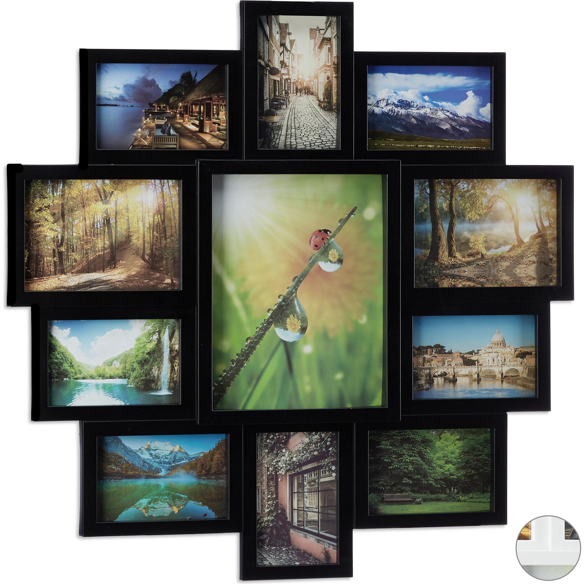 Relaxdays, Bilderrahmen, Bilderrahmen (20 x 25 cm, 13 x 18 cm, 10 x 15 cm)