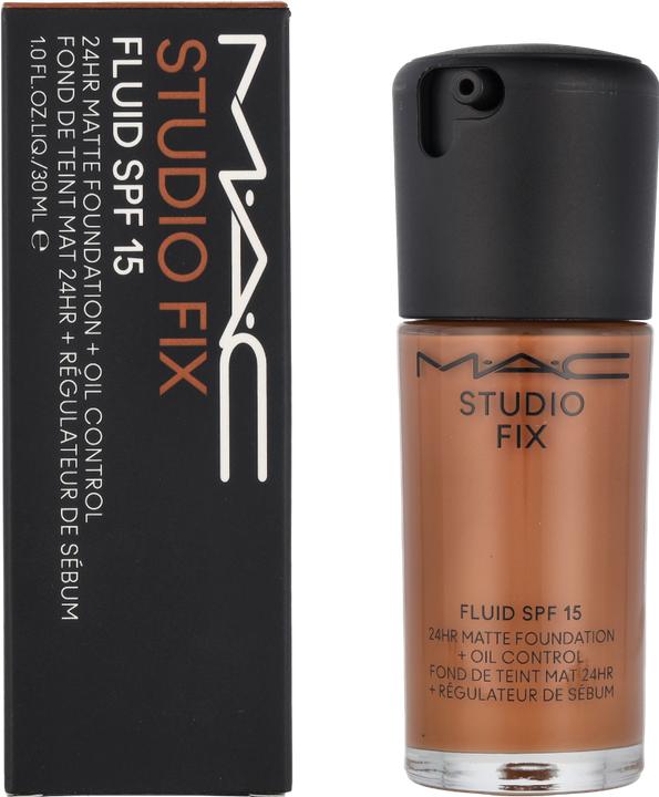 Actual product image MAC Cosmetics Studio Fix Fluid Fond de Teint Sun Protection Factor 15 (re) NW44 (DN44)
